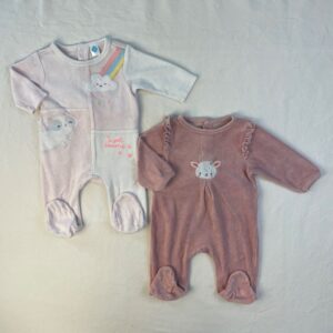 2 pyjamas 1 pièce - Multimarques - 3M