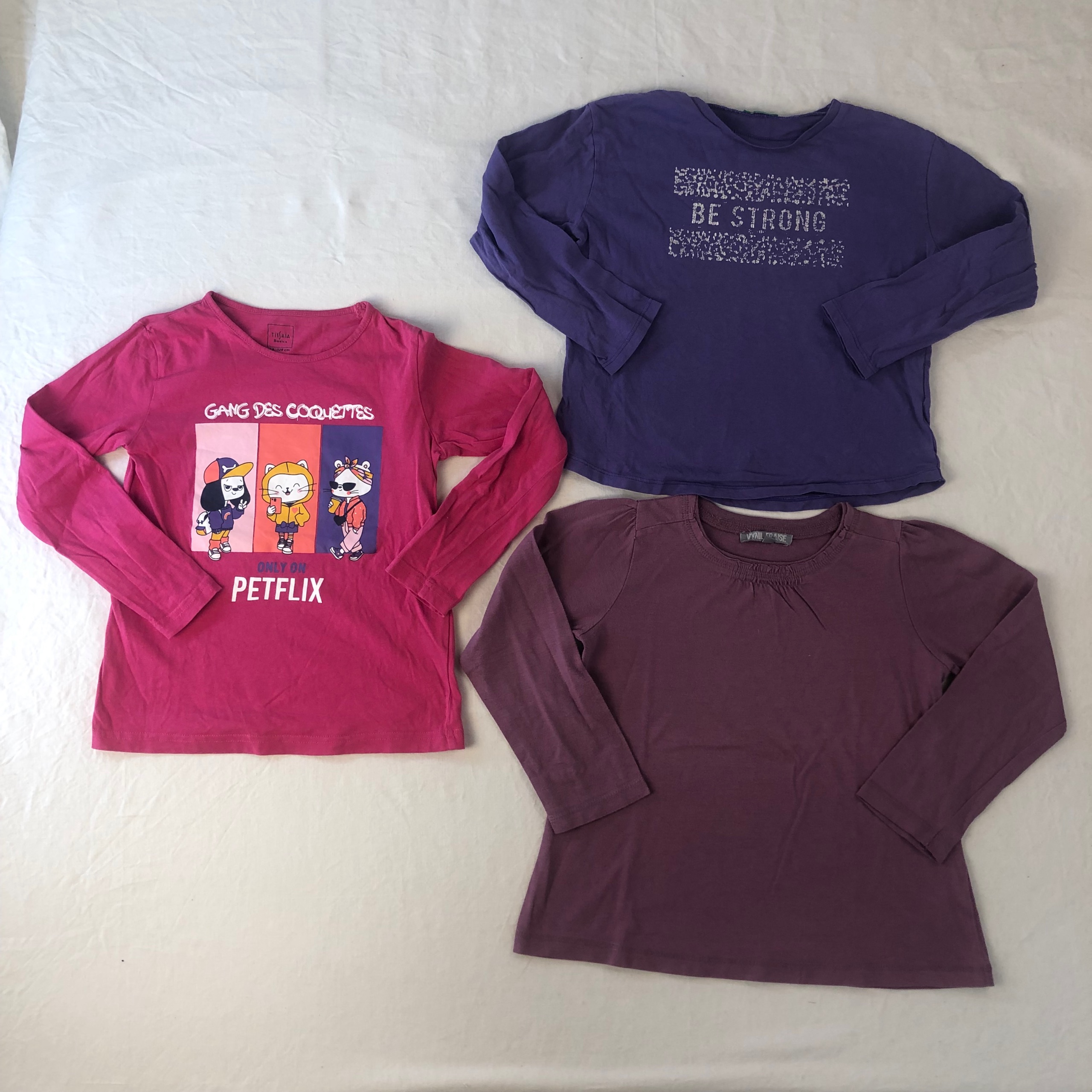 T-shirt manches longues - Multimarques - 8A