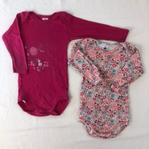 2 bodies - Petit Bateau - 12M