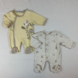 2 pyjamas 1 pièce - Multimarques - 1M