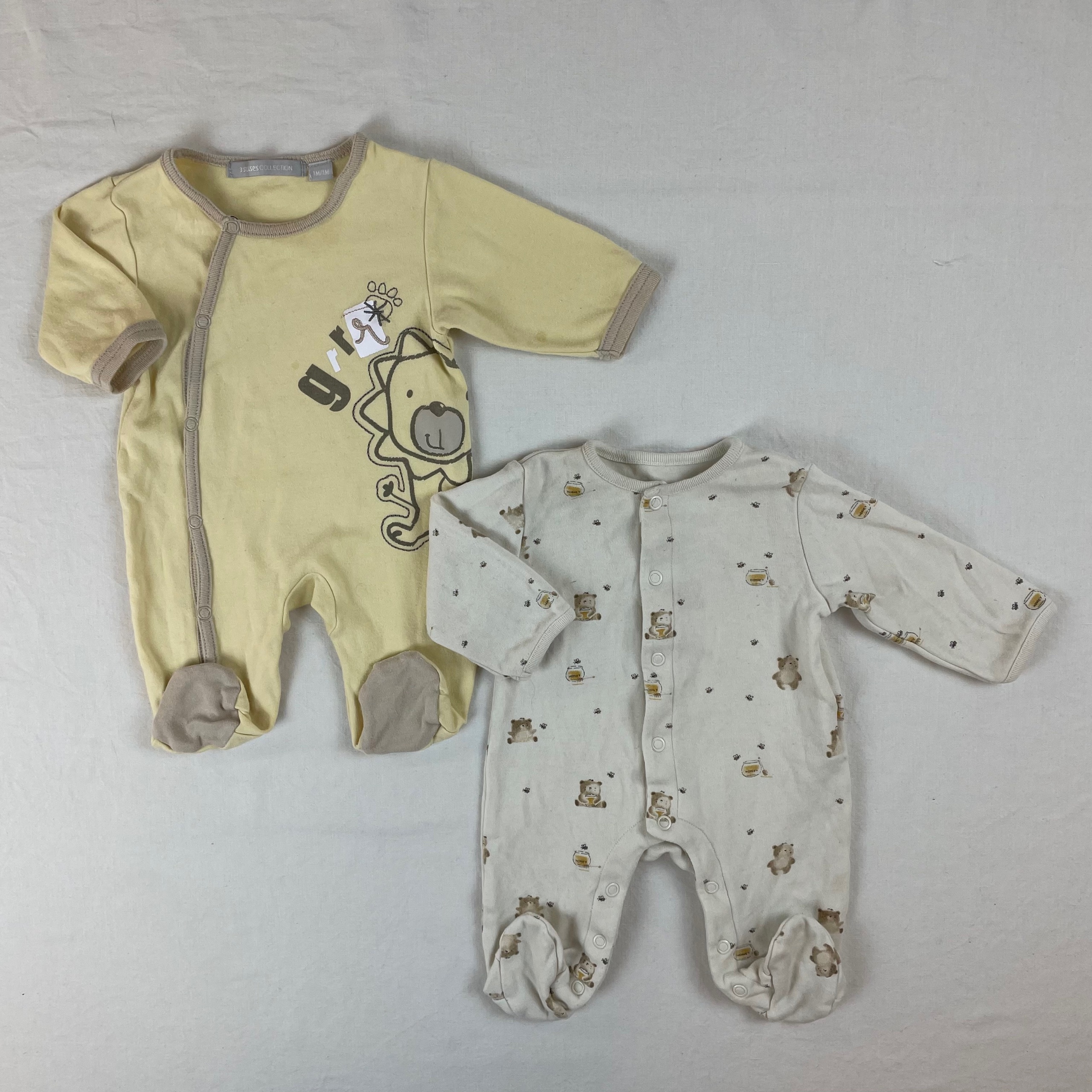 2 pyjamas 1 pièce - Multimarques - 1M