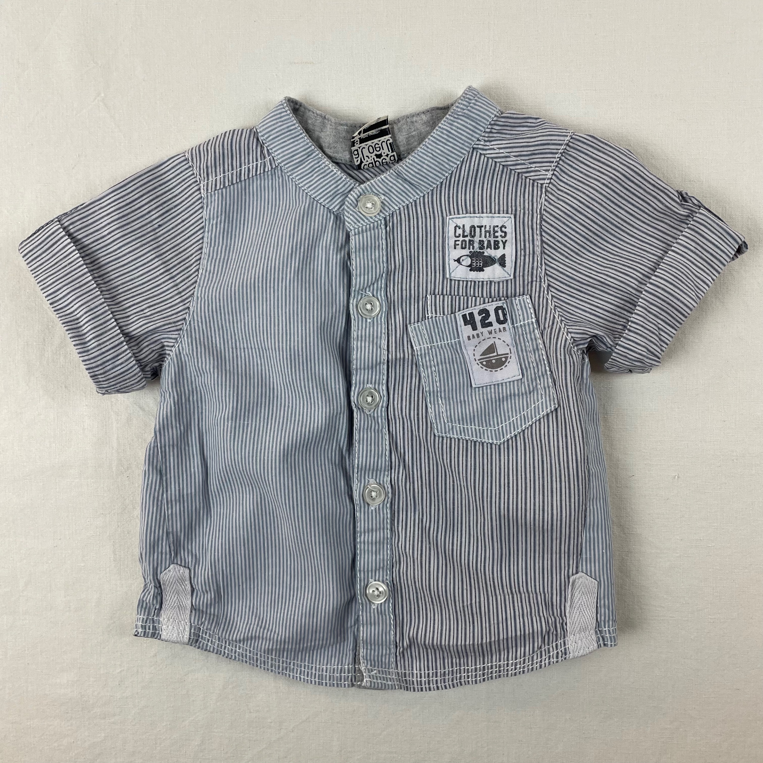 Chemise manches courtes - Tape à l'Oeil - 12M