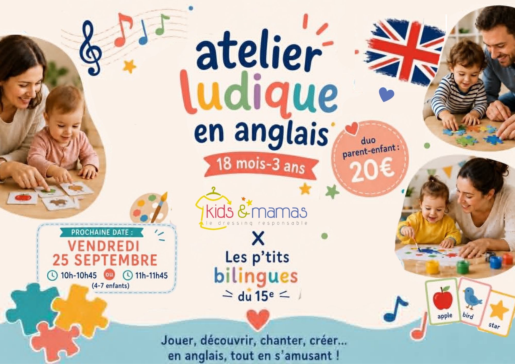 Atelier ludique en anglais