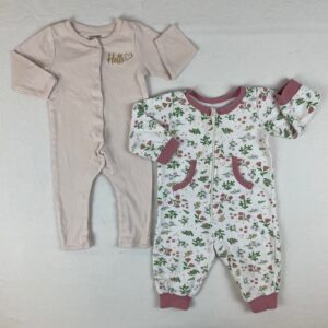 2 pyjamas 1 pièce - Multimarques - 12M