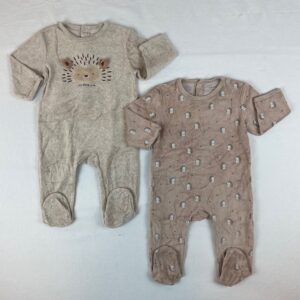 2 pyjamas 1 pièce - Kiabi - 9M