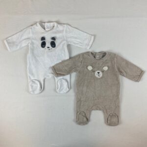 2 pyjamas 1 pièce - Kiabi - 1M