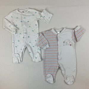 2 pyjamas 1 pièce - Multimarques - 3M