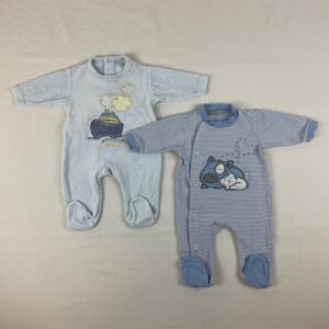 2 pyjamas 1 pièce - Sans marque - 1M